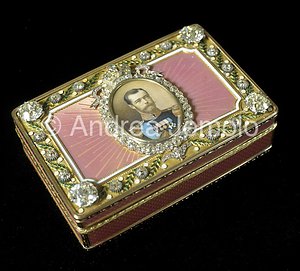 Private collection Tobacco box with czar Nicholas II | Andrea Jemolo