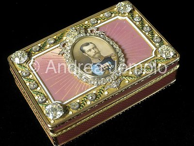 Private collection Tobacco box with czar Nicholas II | Andrea Jemolo