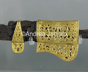 High Medieval Museum Decorations sax sheath - Detail | Andrea Jemolo