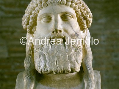 Museo Nazionale Romano - Sala ottagona  Erma arcaistica di Hermes | Andrea Jemolo