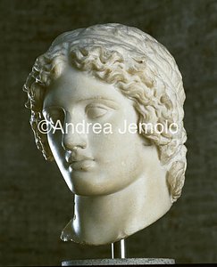 National Roman Museum - Octagonal hall Head of young man | Andrea Jemolo
