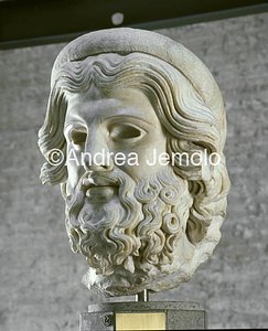 National Roman Museum - Octagonal hall Head of Asclepius | Andrea Jemolo