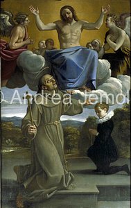 Santa Maria di Monserrato Saint Didacus of Alcalá Presenting Juan de Herrera's Son to Christ  | Andrea Jemolo