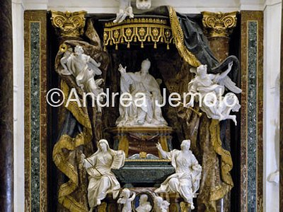 Chiesa di Sant'Ignazio Monumento funebre di Papa Gregorio XV | Andrea Jemolo