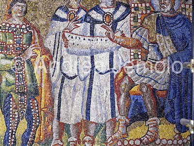 Basilica di Maria Maggiore Mosaici - I Magi e gli Scribi davanti ad Erode | Andrea Jemolo