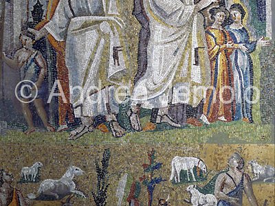 Basilica di Maria Maggiore Mosaici - Separazione tra Abramo e Lot | Andrea Jemolo