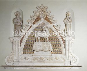 Santa Maria Maggiore Fragment of thympanum with Agnus Dei | Andrea Jemolo