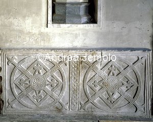 Santa Prassede Plate carlovinghian | Andrea Jemolo