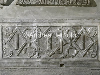 Basilica di Santa Prassede Lastra carolingia | Andrea Jemolo