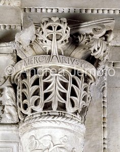 San Clemente Capital with "Mercurius" written across it | Andrea Jemolo