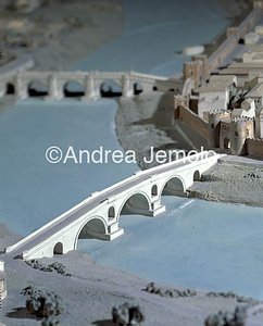 Museum of the Roman civilization Plastic model of Rome - Bridge of Nero | Andrea Jemolo