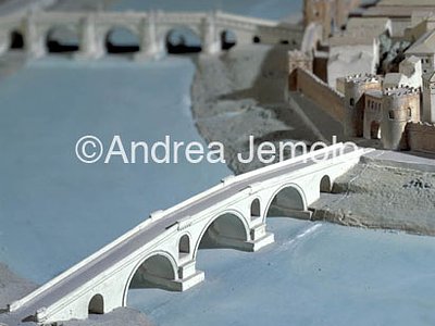 Museo della civiltà romana Plastico di Roma - Ponte di Nerone | Andrea Jemolo