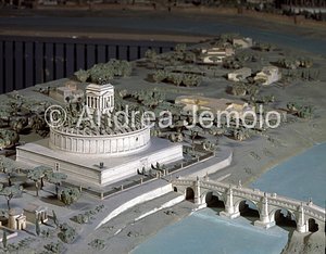 Museum of the Roman civilization Plastic model of Rome - Mausoleum of Hadrian | Andrea Jemolo