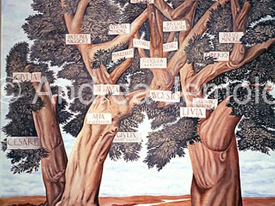 Museo della civiltà romana Albero genealogico famiglia Giulio Claudia | Andrea Jemolo