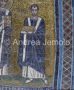 Archbasilica of Saint John - baptistery Chapel of St. Venantius - Theodore I | Andrea Jemolo