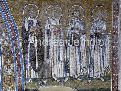 Basilica di San Giovanni in Laterano - Battistero Cappella di San Venanzio - Gruppo di destra | Andrea Jemolo