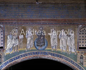 San Lorenzo Mosaic arch of the apse | Andrea Jemolo