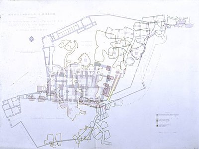 Library history of art Venice Palace Plan of Caffarelli palace after works in 1888 | Andrea Jemolo