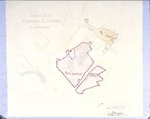 Library of history of art Venice Palace Plan of Germany Embassy on the Capitol | Andrea Jemolo