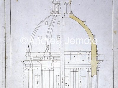 Library of history of the art, Palazzo Venezia St. Andrew of the Valley - Dome and Lantern | Andrea Jemolo