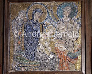 Santa Maria in Cosmedin Mosaic from oratory of Pope John VII | Andrea Jemolo