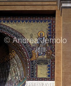 Triclinium Leoninum St. Peter, Leo III, Charles the Great | Andrea Jemolo