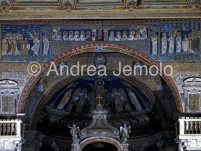 Santa Prassede Mosaic - Triumphal arch | Andrea Jemolo