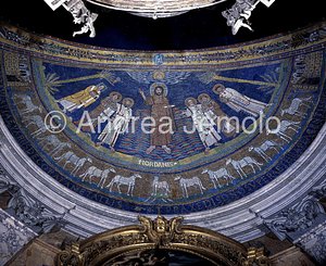 Santa Prassede Apse mosaic | Andrea Jemolo