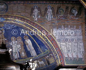 Santa Prassede Apse mosaic - Right side | Andrea Jemolo