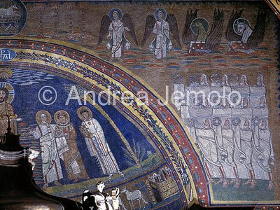 Santa Prassede Apse mosaic - Right side | Andrea Jemolo
