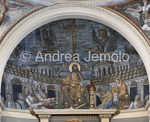 Santa Pudenziana Apse mosaic - Detail | Andrea Jemolo