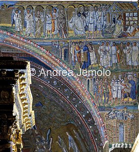 Santa Maria Maggiore Mosaics - Triumphal arch - right side | Andrea Jemolo