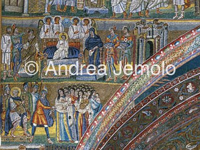 Santa Maria Maggiore Mosaics - Triumphal arch - left side | Andrea Jemolo