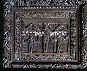 Santa Sabina Wooden door - Detail of the Crucifixion | Andrea Jemolo