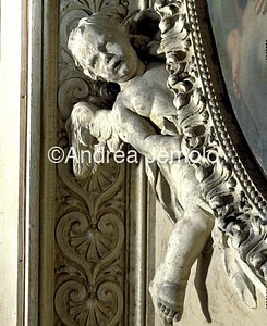 Sant'Isidoro St. John of Nepomuk - angels in plaster | Andrea Jemolo