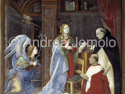 Basilica di Santa Maria sopra Minerva Cappella Carafa - Annunciazione | Andrea Jemolo