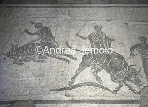 Officers' barracks Mosaic with sacrifice of bull | Andrea Jemolo