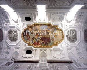 San Pietro in Vincoli Ceiling - Miracle of the Chains | Andrea Jemolo