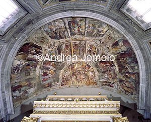 San Pietro in Vincoli Vault of the apse - story of the crucifix of Beirut | Andrea Jemolo