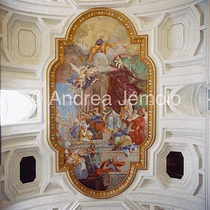 San Pietro in Vincoli Ceiling - Miracle of the chains | Andrea Jemolo