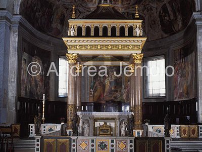 San Pietro in Vincoli Canopy of the altar | Andrea Jemolo