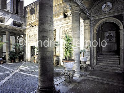 Palazzo Massimo alle Colonne Cortile - Lato nord | Andrea Jemolo