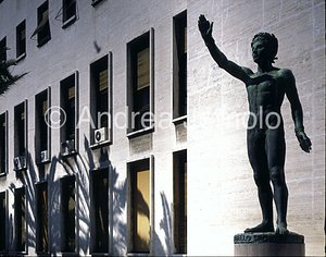 EUR - Palace of the Uffici Genius of the Fascism now Genius of the Sport | Andrea Jemolo