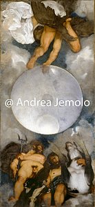 Casino dell'Aurora, Villa Boncompagni Ludovisi Allegory of the Elements, the Universe and Signs of the Zodiac - Fresco | Andrea Jemolo