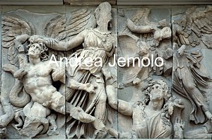 Pergamonmuseum Altar of Pergamon - Alcinous and Athena | Andrea Jemolo