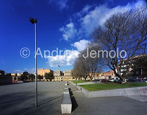 Restyling of area of largo Petazzoni in Tor Pignattara district View of the sqare from south | Andrea Jemolo