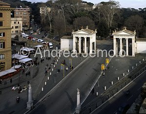 Restyling of piazzale Flaminio From the top of Porta del Popolo | Andrea Jemolo