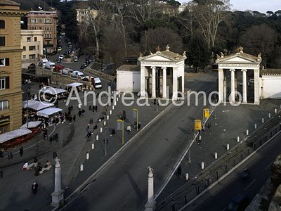 Riqualificazione di piazzale Flaminio Dalla sommità della Porta del Popolo | Andrea Jemolo