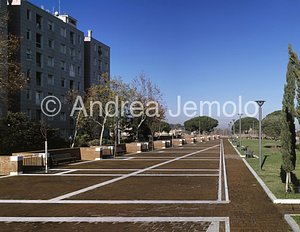 Pedestrian area of Torrenova The square along via della Tenuta di Torrenova | Andrea Jemolo