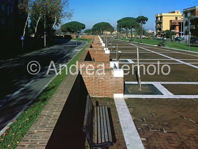 Pedestrian area of Torrenova Benches | Andrea Jemolo